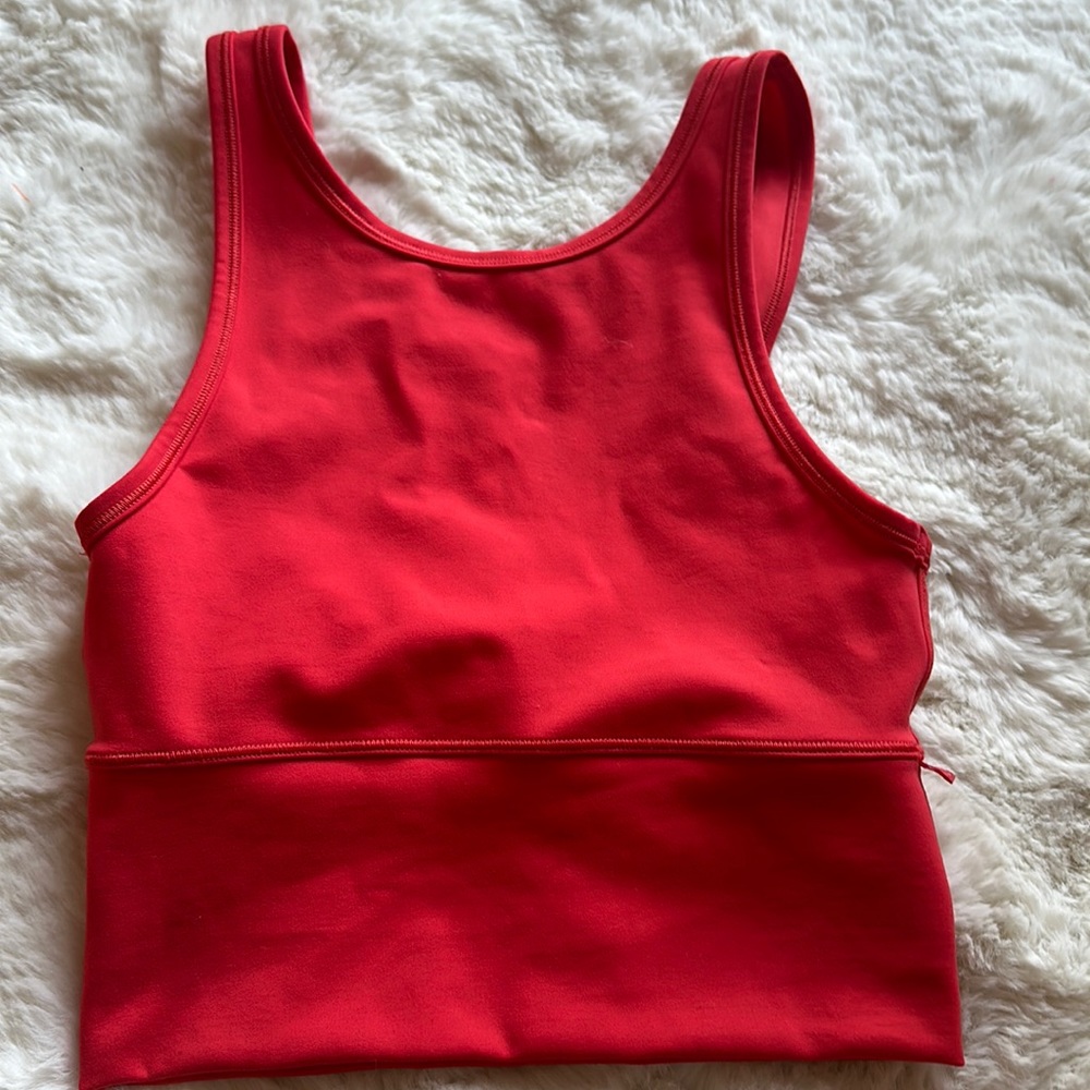 lululemon love red power pivot tank